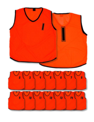 Precision Mesh Numbered Training Bibs 15pk